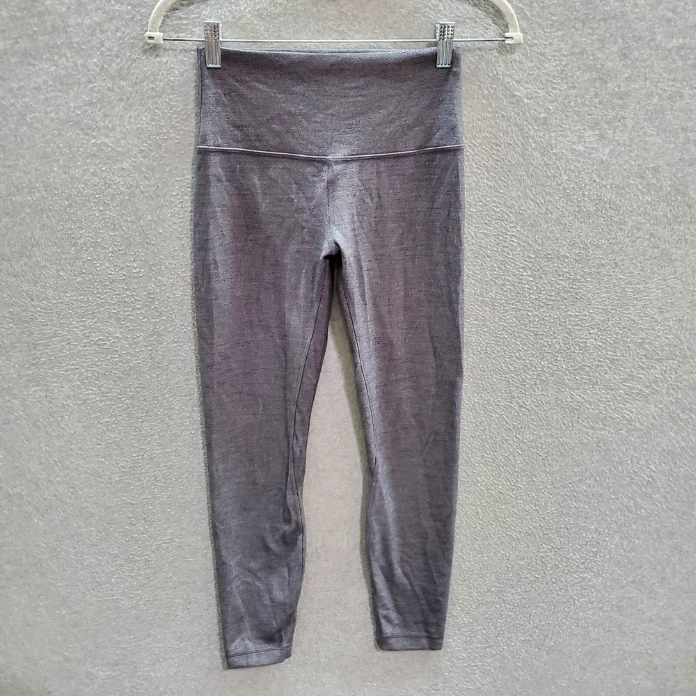 Lululemon Women Activewear Pants 6 Gray Align Pant II 25" Yoga